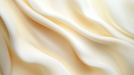 Obraz premium Soft Cream Fabric Texture with Gentle Waves and Subtle Highlights