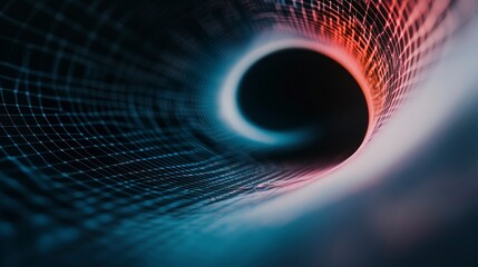 Abstract Digital Tunnel  Data Flow  Network  Connectivity  Technology Background