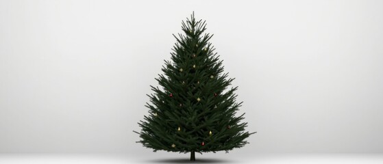 Obraz premium Decorated Christmas Tree Festive Holiday Season Winter Celebration