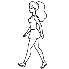 silhouette of a girl