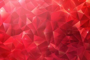 Fototapeta premium Abstract Red Background with Glowing Waves, Light Trails, and Shimmering Particles for a Digital Fantasy Design