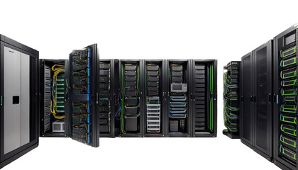 datacenter room interior server server datacenter computer network room interior datum center networking rack hosting cyberspace web framework farm workstation render tower flocked database business