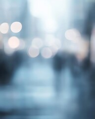 Soft Focus Background with Blurry Lights and Urban Aesthetic