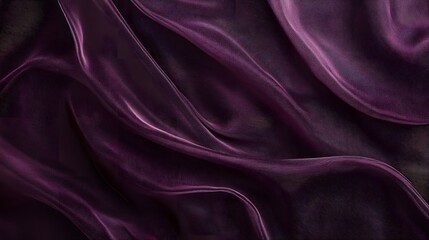 Obraz premium Deep plum purple flat color backdrop with no pattern