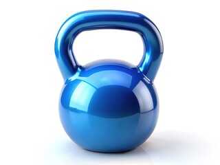 Blue Kettlebell, Single Weight, Fitness Equipment, Workout, Sport, Exercise, Gym, Strength Training, Heavy Kettlebell