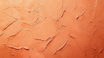 Fototapeta premium Warm terracotta color clean background with smooth gradient