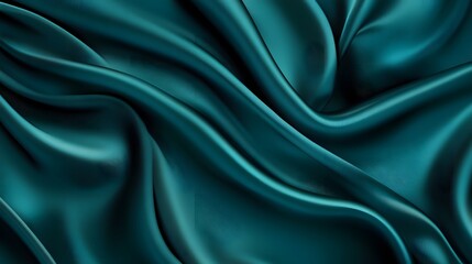 Fototapeta premium Dark teal clean background with smooth gradient shift