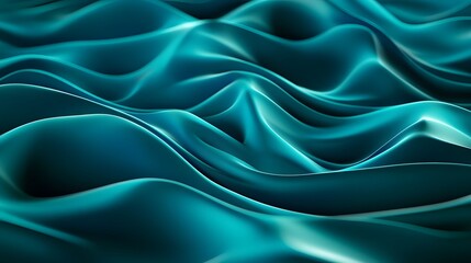 Obraz premium Dark teal clean background with smooth gradient shift