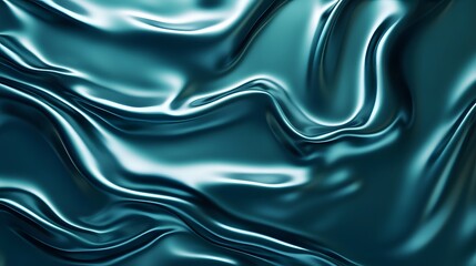 Obraz premium Dark teal clean background with smooth gradient shift