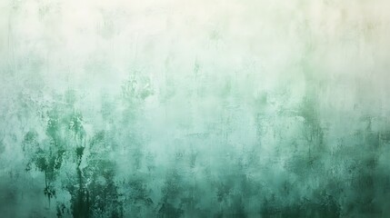 Fototapeta premium Soft mint green gradient background with even fade