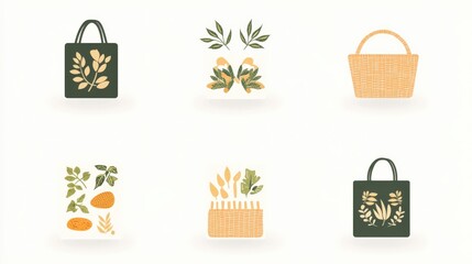 Bags and Botanical Illustrations