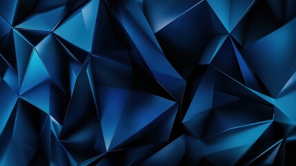 Fototapeta premium Abstract Blue Geometric Pattern