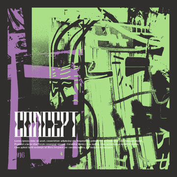 Concept design for streetwear illustration