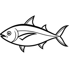 fish on a white background