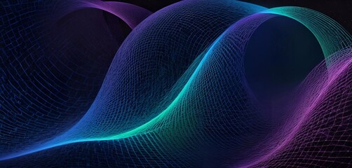 Fototapeta premium blue purple background image, gradation, space, line, digital, texture, banner