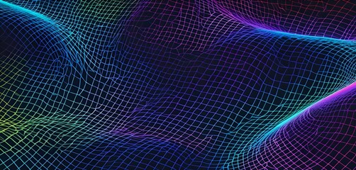 Fototapeta premium blue purple background image, gradation, space, line, digital, texture, banner