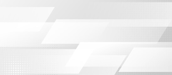 Obraz premium Modern White Abstract Background with Geometric Patterns