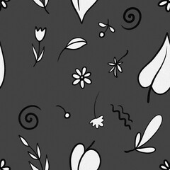 black and white background