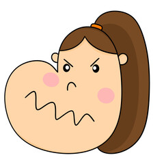 Girl's cartoon page