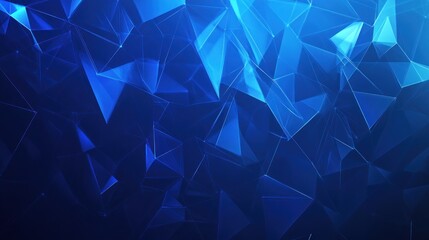 Obraz premium Abstract Blue Geometric Background