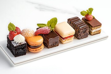 Gourmet Dessert Platter Featuring Delectable Sweets and Treats