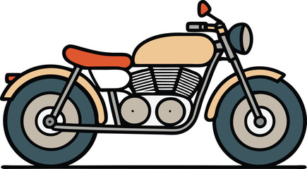 Obraz premium Stylish Vector Bike Design for Creative Projects