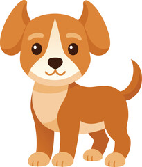 Adorable Puppy Vector Illustration for Design Projects