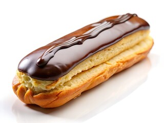 Creamy custard encased in a light puff pastry, topped with decadent chocolate icing&acirc;&euro;&rdquo;the perfect French &Atilde;&copy;clair.