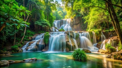 Pha Nam Yod Waterfall: Uncover Thailand's secret gem through captivating, candid photography.