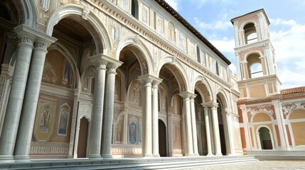 Obraz premium Classical architecture, Italian style