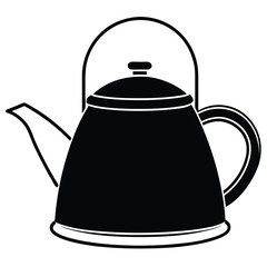 teapot isolated on white