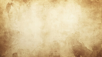 Obraz premium Distressed vintage paper texture with prominent natural creases and warm sepia tones, creating a strong nostalgic and antique atmosphere.