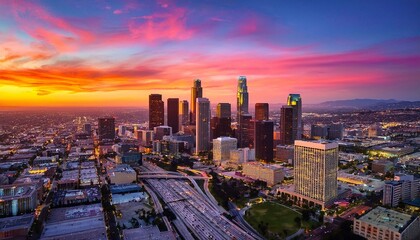 Serene Los Angeles Sunset Scene
