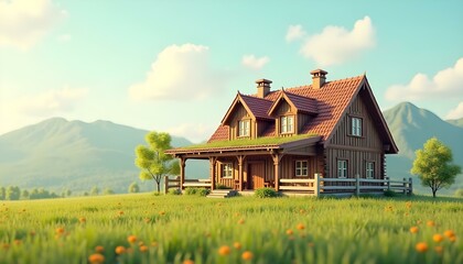  A Serene Day on the Farm