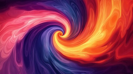 Obraz premium Colorful abstract swirl of vibrant neon colors