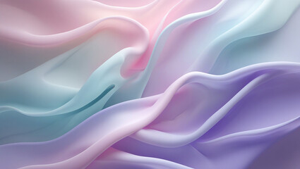 Fototapeta premium A high-resolution background featuring a subtle pastel gradient with muted tones of pale pink, aqua, and lilac, designed to create a calm and smooth effect.