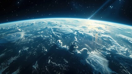 earth in space