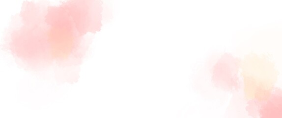 淡いピンクの水彩風ふんわりテクスチャーイラスト