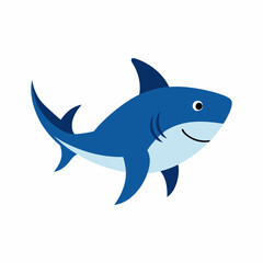 vector-silhouette shark-0