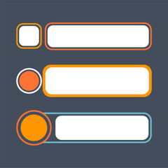 Obraz premium Infographic Text Box for Presentation