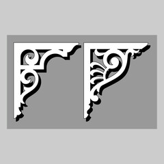 The vector file Corner Craftsman GPA Gable decoration