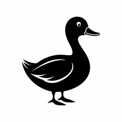 vector-silhouette-of-duck