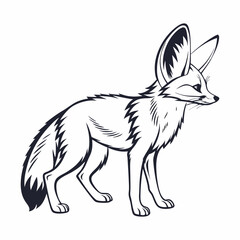 vector-silhouette-of-fennec-fox