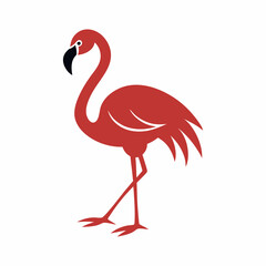 vector-silhouette-of-flamingo