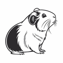 vector-silhouette-of-guinea-pig 1