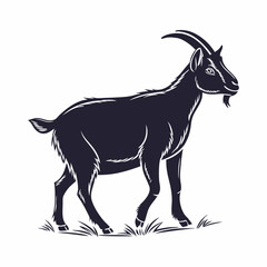 vector-silhouette-of-pygmy-goat