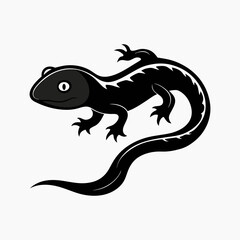 
vector-silhouette-of-salamander
