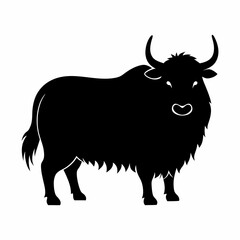vector-silhouette-of-yak