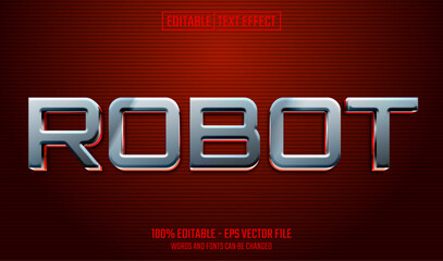 robot editable text effect © Riskidesign