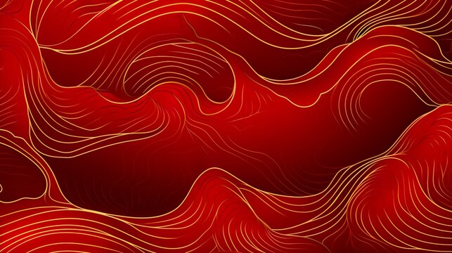 Chinese traditional Background design with abstract pattern in red Background Chinese red textured pattern